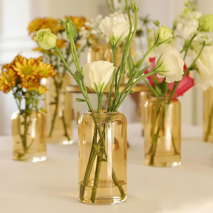 24pcs Glass Bud Vases Set, Small Vases - Image 3