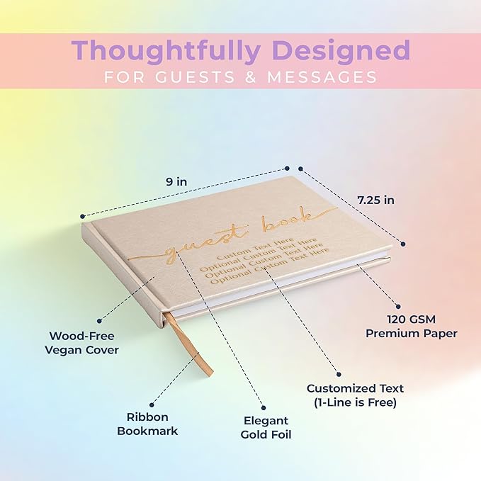 Promot Personalized Guestbook for Party - Image 5