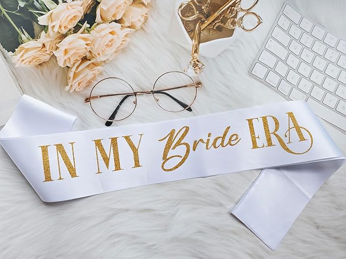 Bride Sash, in My Bride Era Bachelorette Party Sash - Image 2