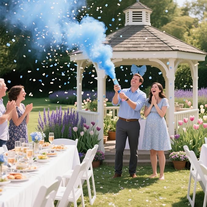 Previvo Gender Reveal Confetti Powder Cannon - Image 4