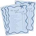 DEEKA 30 PCS Bridal Shower Games Card by DEEKA