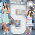4FT Marquee Light Up Numbers by Teebloom