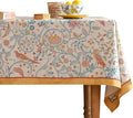 patdrea Designer Vintage French Tablecloth by Welcometopatdrea