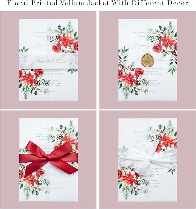 PONATIA 50 PCS 135gsm Vellum Jackets - Image 3