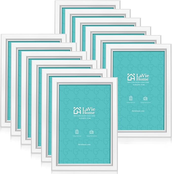 LaVie Home 4x6 Picture Frames Simple Designed Photo Frame by LaVieHome