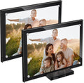 2 Pack Acrylic Magnetic Picture Frame 4x6 by JUOIFIP