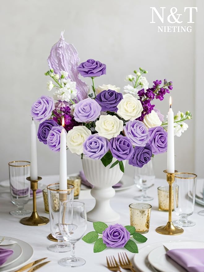 N&T NIETING Artificial Flowers, Series Purple - Image 3