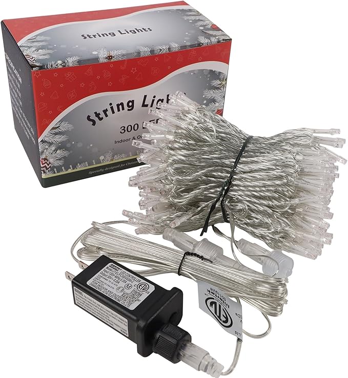 LJLNION 300 LED Christmas Lights, Extra Long 98.5FT Xmas String Lights Outdoor - Image 8
