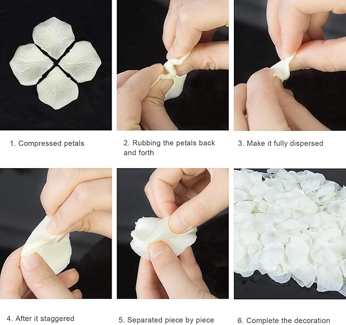 Ouddy Decor 3000 Pcs Rose Petals Artificial Flowers - Image 6