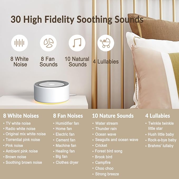 Kipcush White Noise Sound Machine - Image 2