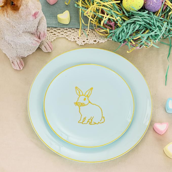 KIRE 60 Pieces Easter plates - Image 4
