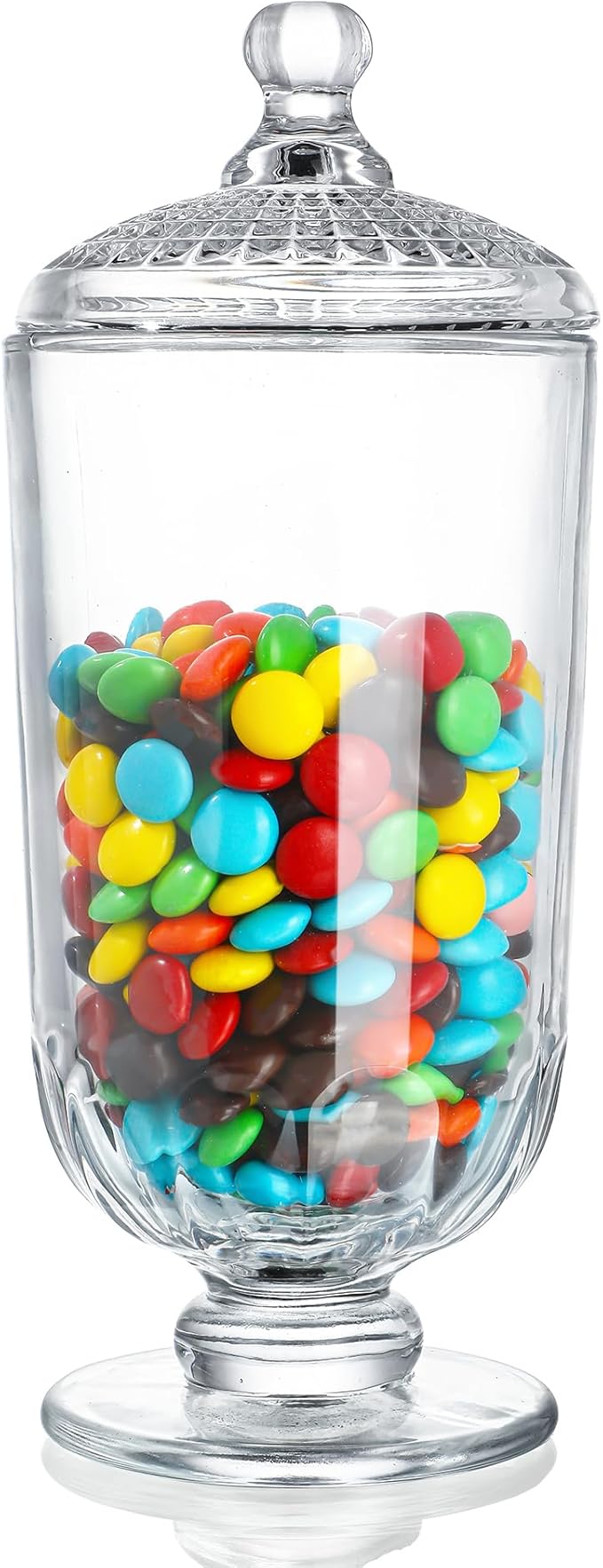 24oz Clear Glass Candy Jar by ForCrystalLovers