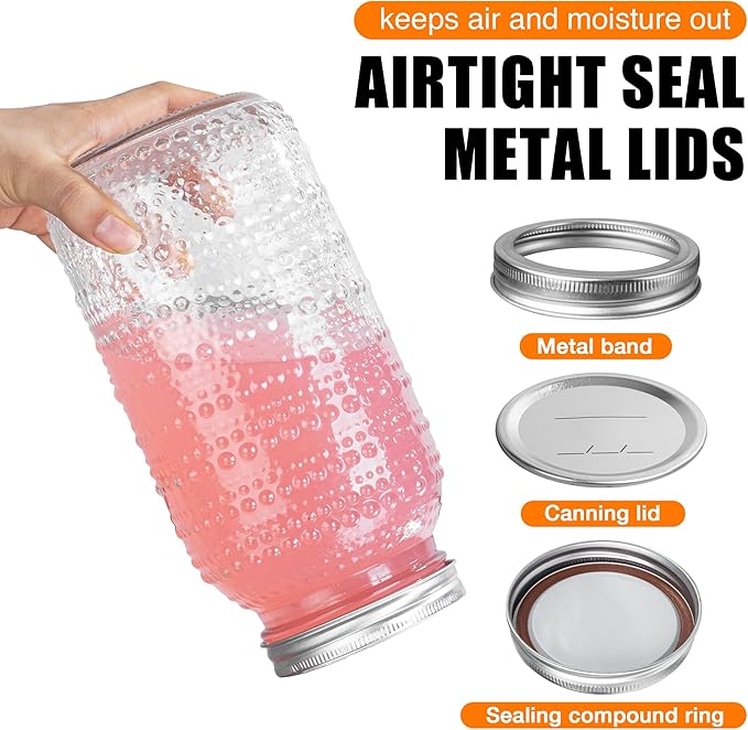 Mason Jars 64 Oz Wide Mouth - Image 4