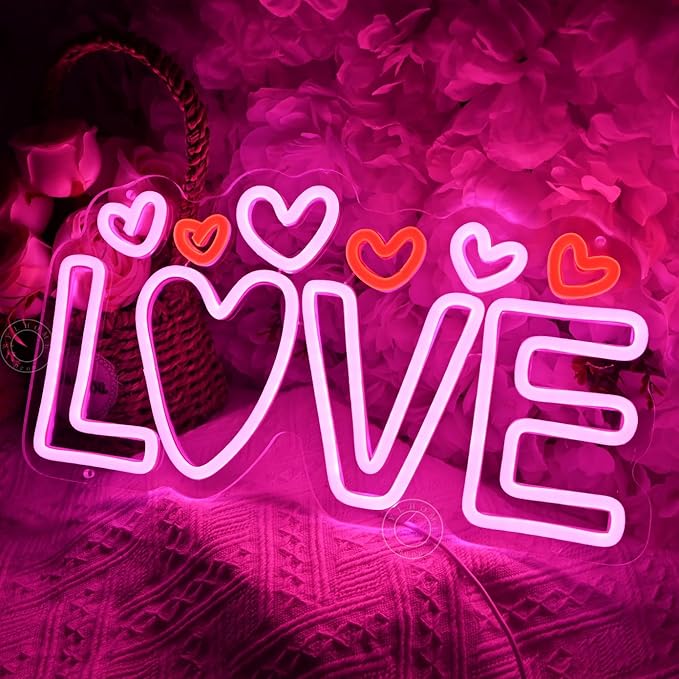 SYLHOME Led Neon Light Sign Love - Image 8