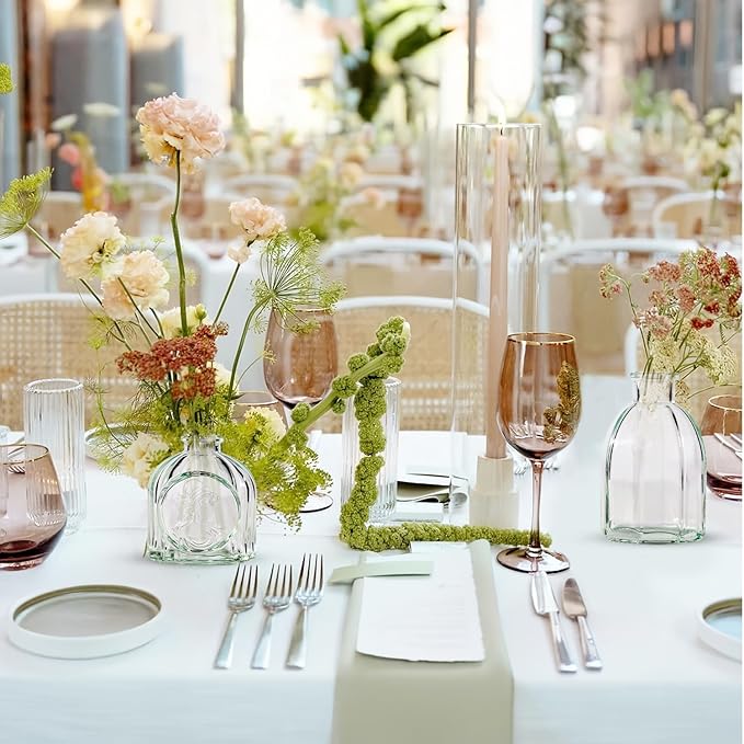 72 Pcs Bud Vase Set, Vases for Centerpieces, Cute Glass Bud Vases in Bulk - Image 2