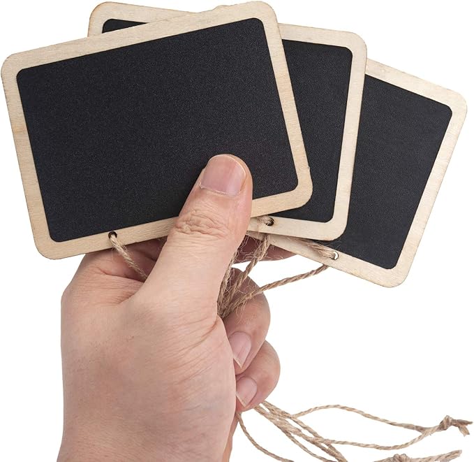 ONUPGO 16 Pack Chalkboard Tags for Baskets - Image 2