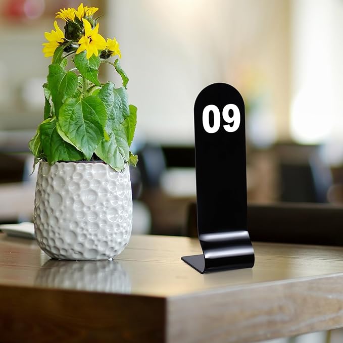 Tuanse 1-30 Table Order Numbers Restaurant Double Sided Acrylic Reception - Image 5