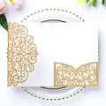 ponatia 5.12 x 7.2 Laser Cut Invitation Pocket by ponatia