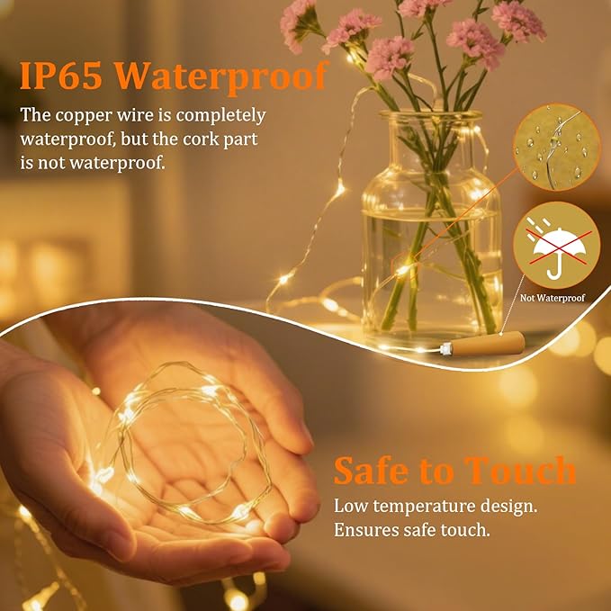 PChero USB Rechargeable Wine Bottle Lights - Image 6
