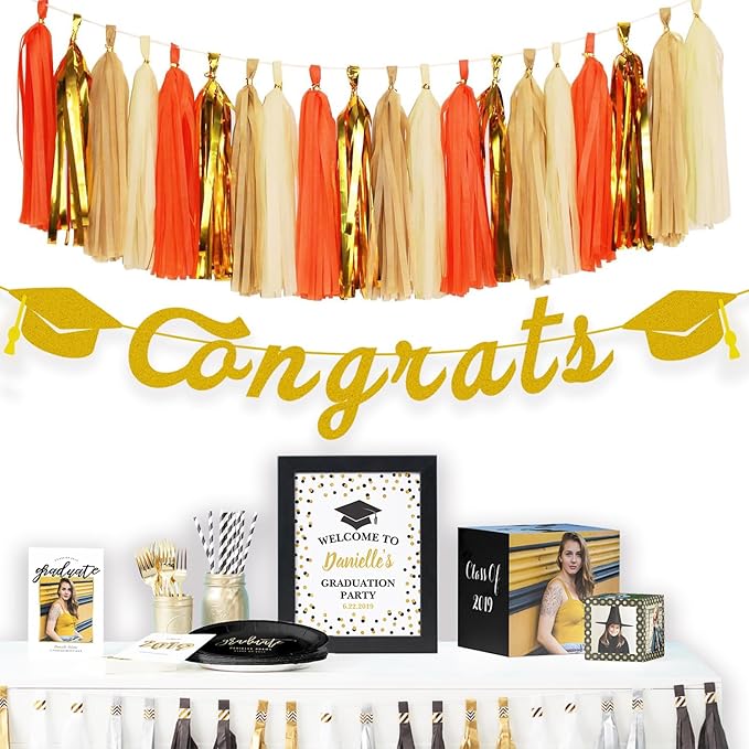 Tassel Garland, Tissue Paper Tassels Banner - Image 4
