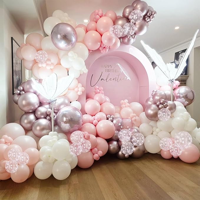 Pink Winter Wonderland Balloons - Image 9