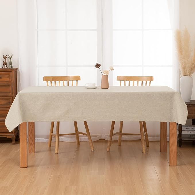 Hiasan Faux Linen Rectangle Tablecloth - Image 8