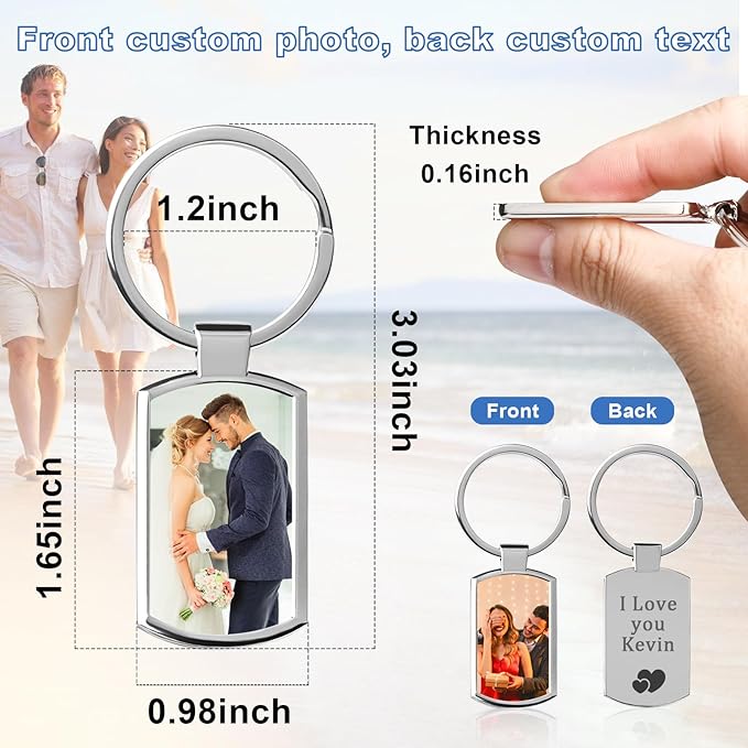 Double Side Custom Keychain - Image 3