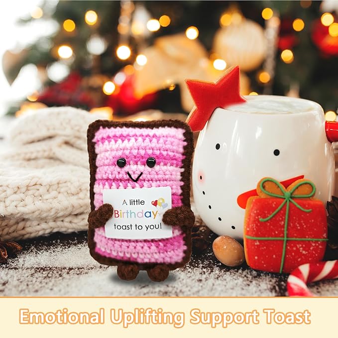 Handmade Crochet Toast Bread-Adorable Gift - Image 2
