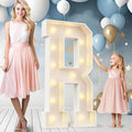Ledido 4FT Marquee Light Up Letters Large Light Up Letters by Ledido