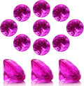 100 PCS Acrylic Diamond Gems, Rose Color Acrylic Diamonds Vase Filler 1 Inch by XHKDSYMC
