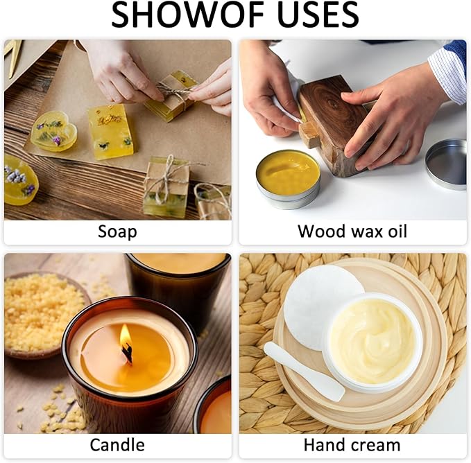 5-lb Pure Yellow Beeswax pellets - Image 5