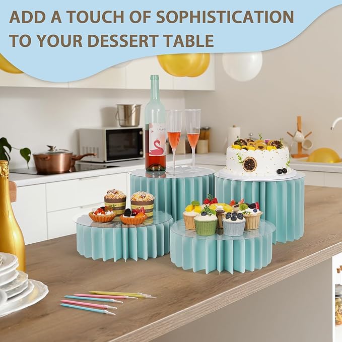 Buffet Risers, Food Risers for Buffet Table Cardboard Food Display Risers for - Image 4