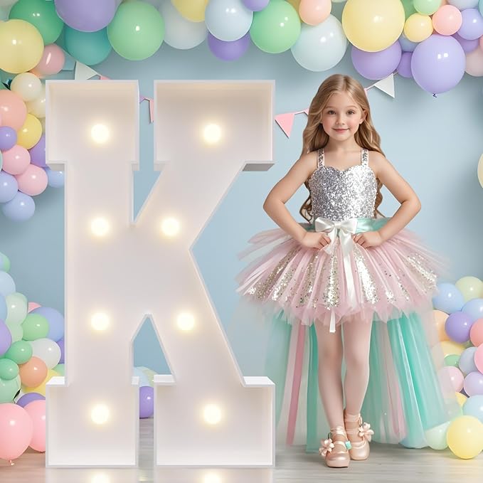 JoyMuse Marquee Letters 3 Feet Tall, Light Up Letters 3FT by Unknown