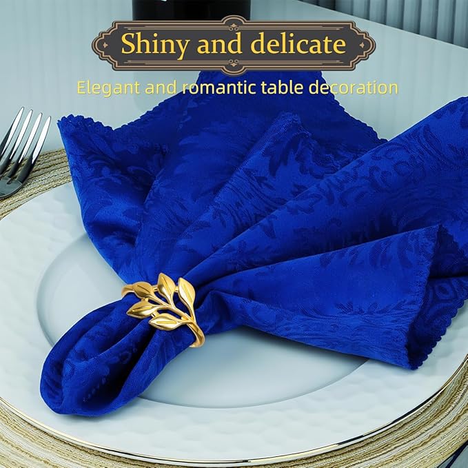 40 Pcs Leaf Napkin Rings Set, Thanksgiving, Dinning Table Decorations - Image 4