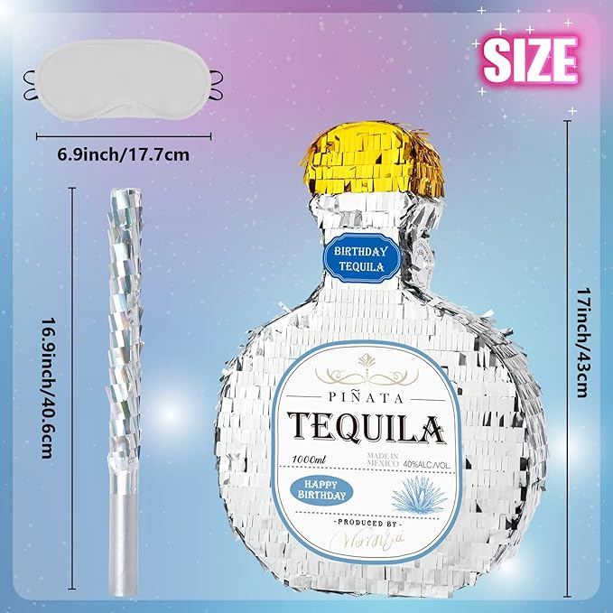 WERNNSAI Tequila Bottle Pinata - Image 3