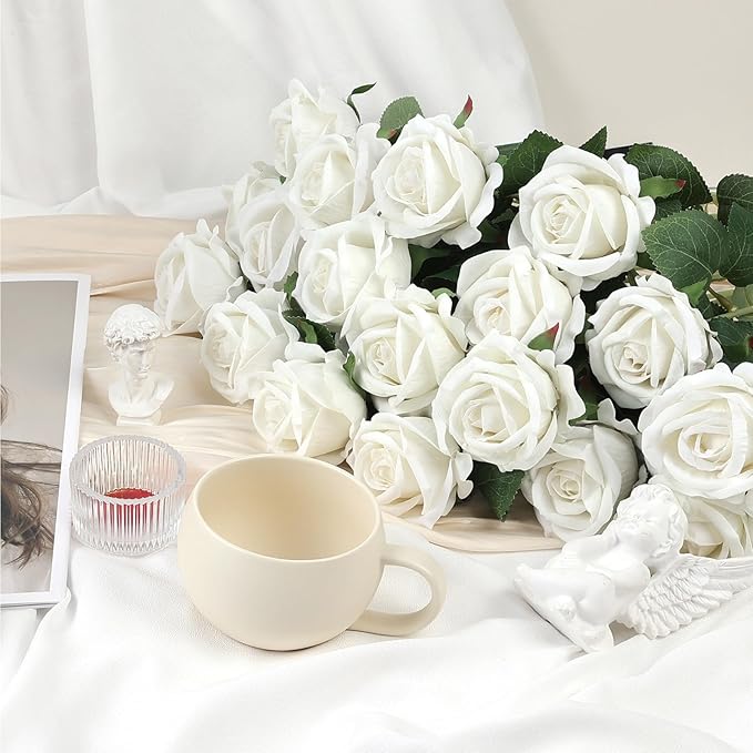 Auihiay 104pcs Roses Artificial Flower - Image 7