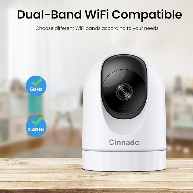 5MP Security Camera Indoor-5G/2.4G Dual WiFi Cameras - Image 2