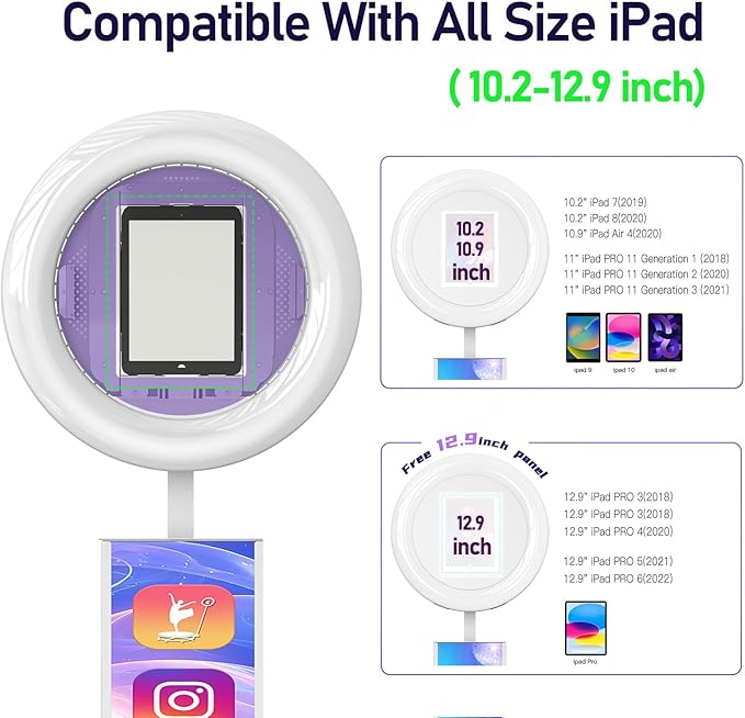 MWE Portable Photo Booth Machine Stand Compatible - Image 2