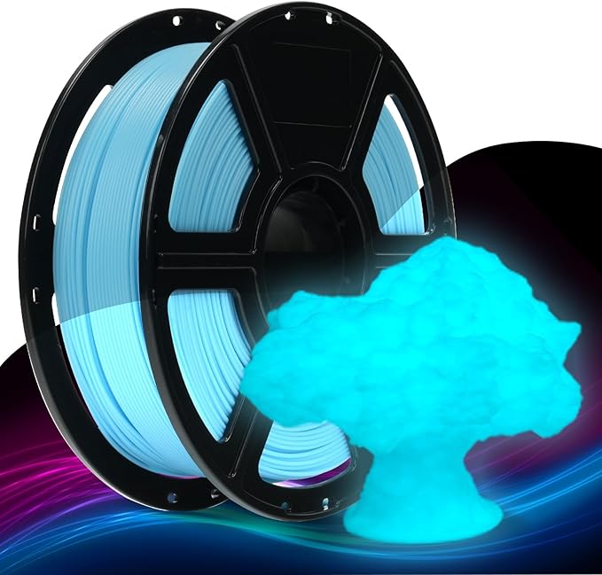 FLASHFORGE Rapid PLA Filament 1.75mm Luminous Blue, 500mm/s High Speed Printing by FLASHFORGE