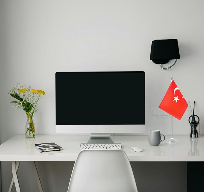 Turkey Desk Flag, Turkish Table Office Flag - Image 4