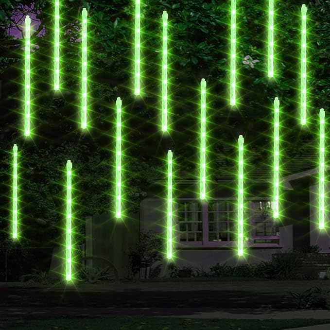 Dazzle Bright 288 LED Christmas Light, 11.8 Inch Meteor Shower Rain Lights - Image 5