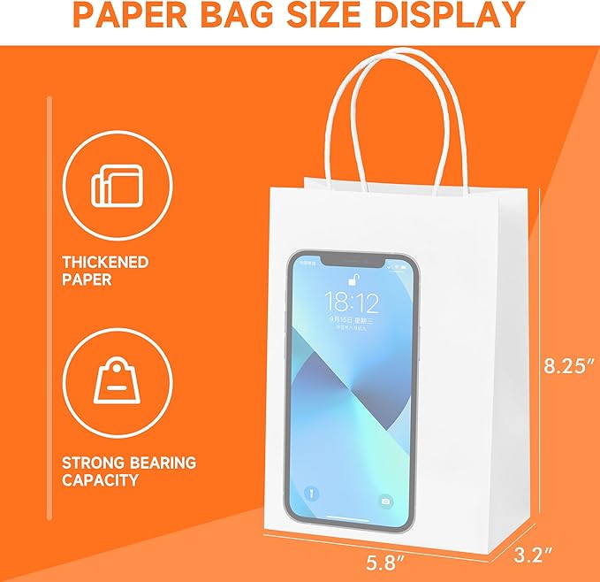 METAPRINT 100 Pack Paper Gift Bags - Image 3