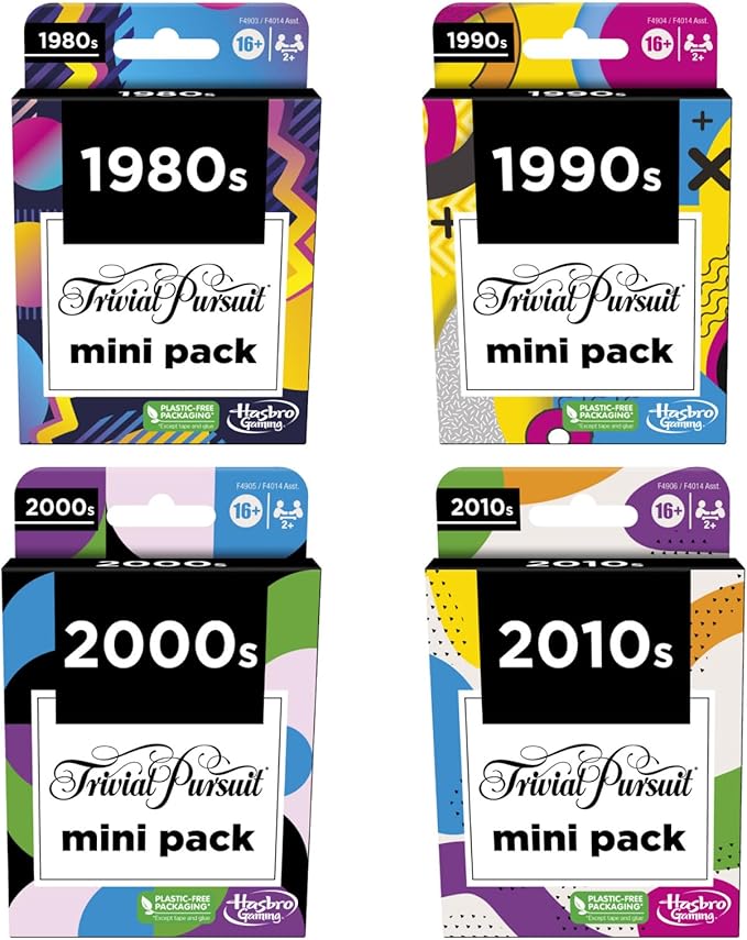 GAMES Trivial Pursuit Mini Packs Multipack, Fun Trivia Questions - Image 2