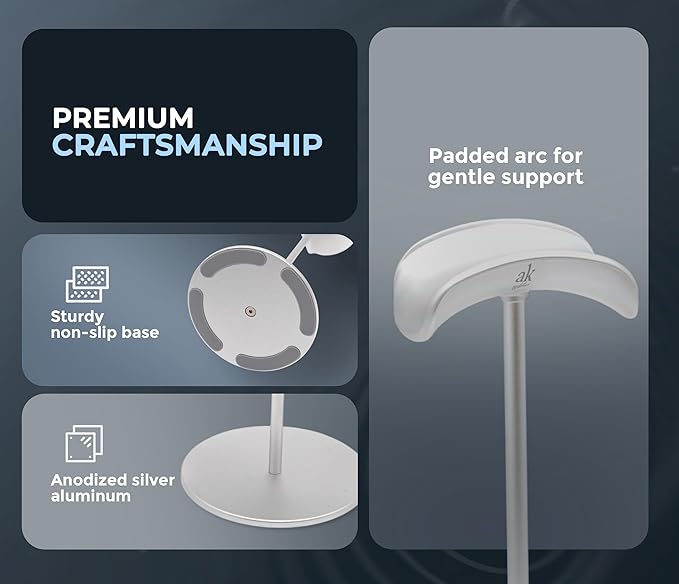Headphone Stand for Desk – Premium & Minimalist Headset Holder - Image 3