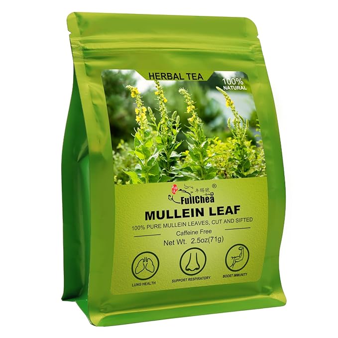 FullChea - Mullein Leaf Tea, 2.5oz/71g - Mullein tea by FullChea