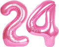 number pink 24 balloon by Upgesy