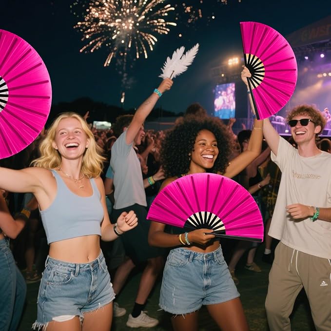 13inch Large Rave Fan Popping Clacking Fans - Image 5
