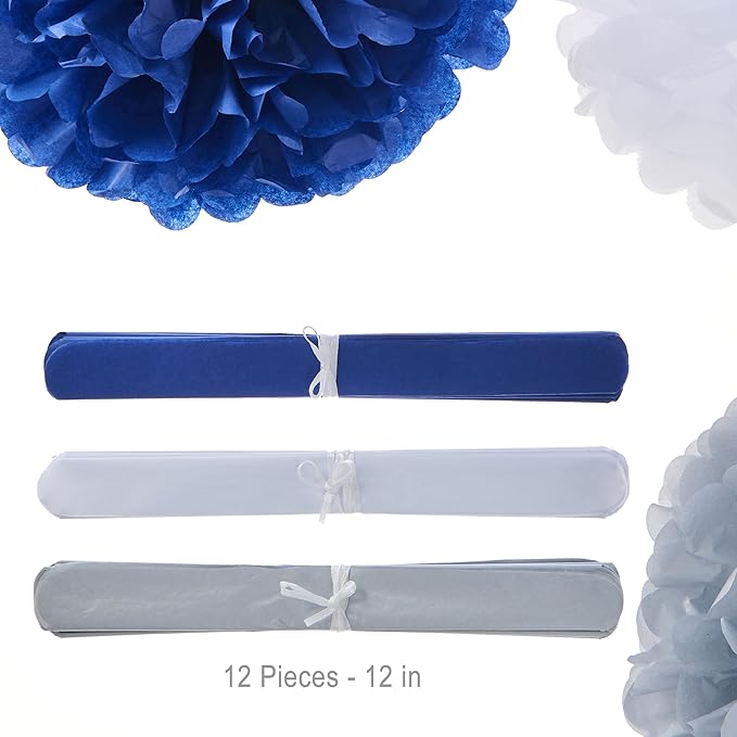 Tissue Pom Poms Tissue Paper Flowers Tissue Fluff Balls Party Decorations - Image 2