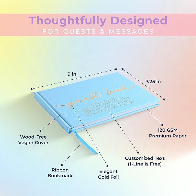 Promot Personalized Guestbook for Party - Image 5