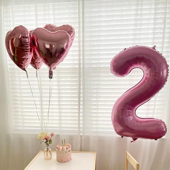 Pink Heart Balloons - Image 7